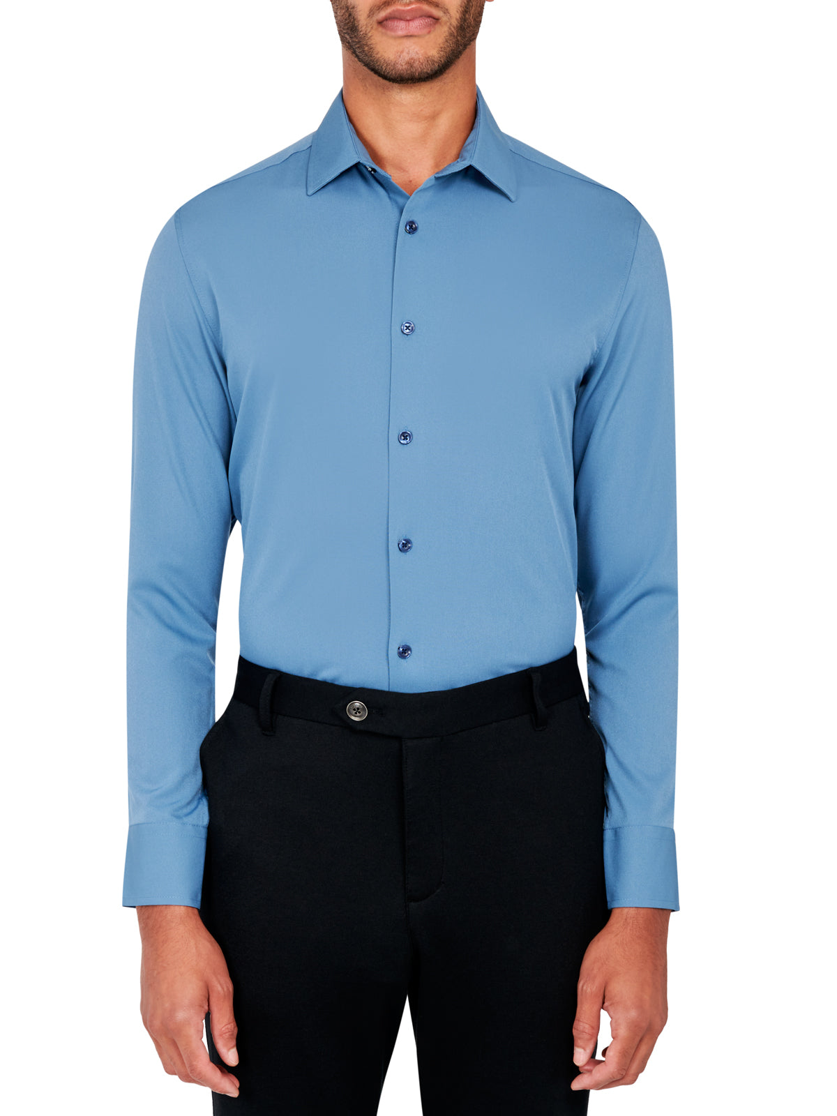 Brooklyn Brigade Dusty Blue Dress Shirt