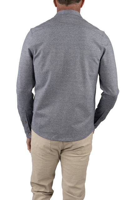 Navy Blazer Birdseye Pique