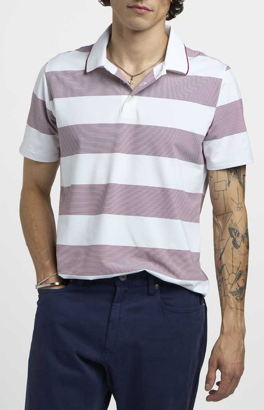 Red Rugby Stripe