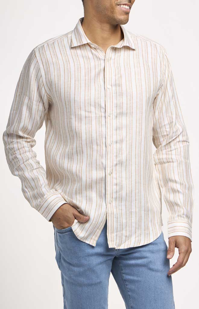 Stitch Note The Dylan Long-Sleeve Linen Shirt