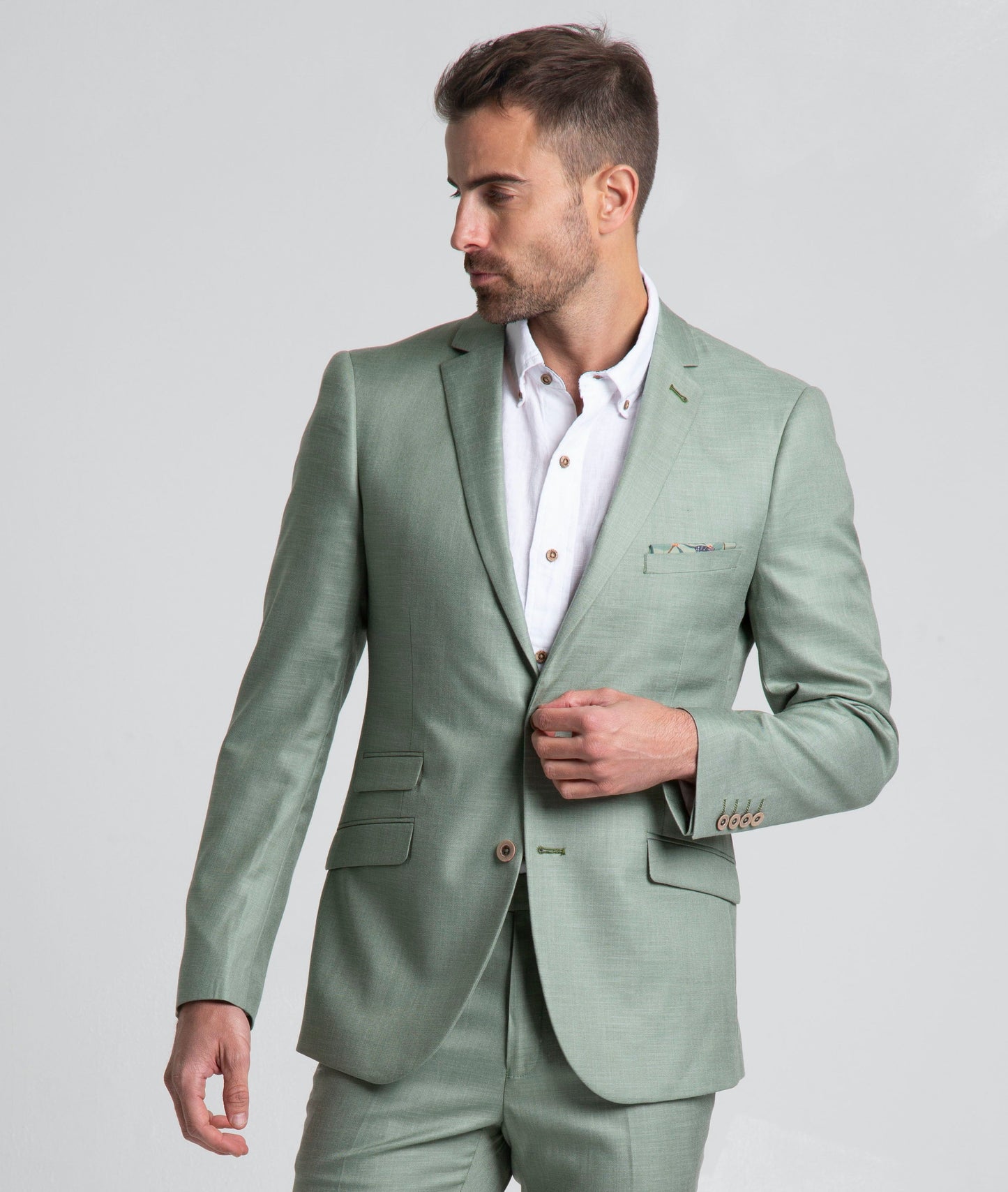 Paisley & Gray Dover Notch Fern Green Suit